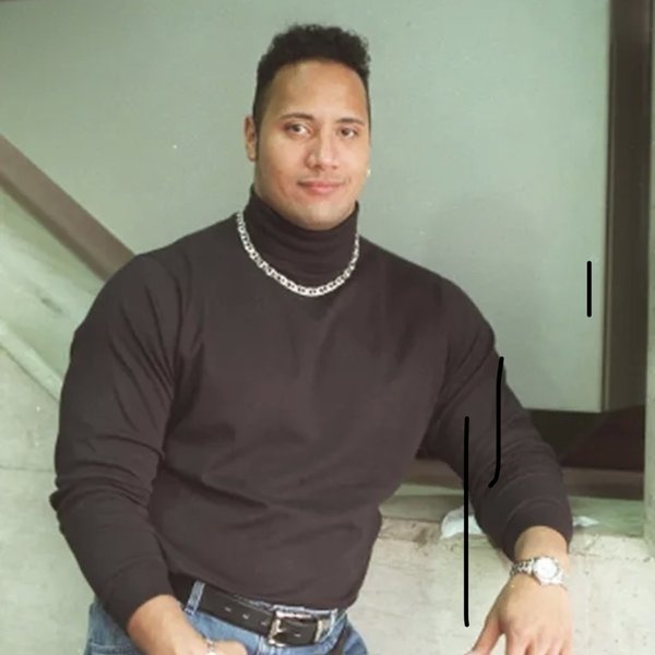 Dwayne Johnson artist photo